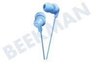 JVC HAFX10LAE  HA-FX10-LA-E In Ear Stereo Headphones Powerful Sound Light Blue geeignet für u.a. Hellblau mit 1,2 m Kabel