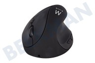 Ewent  EW3150 Drahtlose ergonomische Maus, für Rechtshänder geeignet für u.a. komfortabel computeren