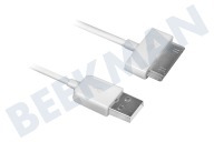 Ewent  EW9903 Lade- und Synchronisationskabel für APPLE geeignet für u.a. 30-Pin Dock Connector