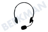 Ewent EW3563  Kopfhörer geeignet für u.a. Stereo 3.5mm 2x Klinkenstecker Mit Mikrofon geeignet für u.a. Stereo 3.5mm 2x Klinkenstecker