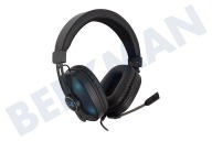 Play  PL3321 Over-Ear-Gaming-Headset mit Mikrofon und RGB-LEDs geeignet für u.a. Stereo 3,5 mm jackplug