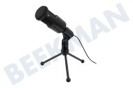 Ewent EW3552 Multimedia  Mikrofon mit noise cancelling geeignet für u.a. Sprachaufnahmen, Videoanrufe