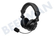 Ewent  EW3564 Over-Ear-Headset mit Mikrofon und Lautstärkeregelung geeignet für u.a. Freisprech-Kommunikation