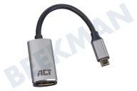 ACT  AC7030 USB-C-zu-DisplayPort-Adapter geeignet für u.a. Maximale Auflösung 4096x2160 (4K)