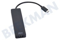 ACT AC6405 USB-C  Hub 3 Port mit Kartenleser geeignet für u.a. USB 3.2 Gen1 (5 Gbit/s)