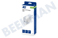 ACT  AC2100 kompaktes USB-C-Ladegerät 20 Watt mit Power Delivery geeignet für u.a. Power Delivery