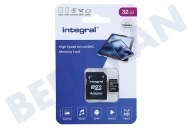 Integral INMSDH32G-100V10  V10 High Speed microSDHC Karte 32GB geeignet für u.a. Micro SDHC Karte 32GB 100MB / s