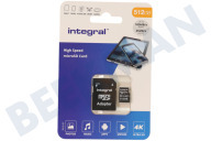 Integral  INMSDX512G-100V30 V30 Hochgeschwindigkeits-Micro-SDHC-Karte 512 GB geeignet für u.a. Micro-SDHC-Karte 512 GB 100 MB/s