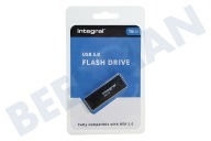 Integral INFD16GBBLK3.0  Speicherstick geeignet für u.a. USB 3.0 16GB USB-Flash-Drive Schwarz geeignet für u.a. USB 3.0