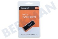 Integral INFD256GBBLK3.0  Speicherstick geeignet für u.a. USB 3.0 256 GB USB-Flash-Laufwerk Schwarz geeignet für u.a. USB 3.0