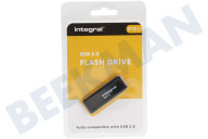 Integral INFD512GBBLK3.0  Speicherstick geeignet für u.a. USB 3.0 512 GB USB-Flash-Laufwerk Schwarz geeignet für u.a. USB 3.0