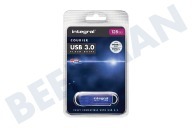 Integral  INFD128GBCOU3.0 Courier USB 3.0 Flash Drive Memory Stick geeignet für u.a. USB 3.0