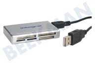 Integral INCRMULTIRP  Kartenlesegerät geeignet für u.a. All in 1, SD, SDHC, microSD Externer Kartenleser USB2.0 geeignet für u.a. All in 1, SD, SDHC, microSD