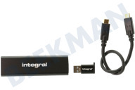 Integral INSSD1TPORT3.2SLIMX SlimXpress tragbare  SSD 1T geeignet für u.a. USB 3.2 Gen 2