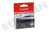 Canon CANBCI526B Canon-Drucker Druckerpatrone geeignet für u.a. IP4850, MG5150,5250,6150 CLI-526 Schwarz geeignet für u.a. IP4850, MG5150,5250,6150