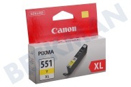 Canon 6446B001 Canon-Drucker Druckerpatrone geeignet für u.a. Pixma MX925, MG5450 CLI-551 XL Gelb geeignet für u.a. Pixma MX925, MG5450