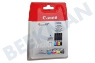 Canon CANBC551MP Canon-Drucker Druckerpatrone geeignet für u.a. Pixma MX925, MG5450 CLI-551 BK/C/M/Y Multipack geeignet für u.a. Pixma MX925, MG5450