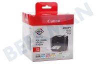Canon 9254B004 Canon-Drucker Druckerpatrone geeignet für u.a. Maxify MB5350, MB5050, iB4050 PGI 2500XL Multipack BK/C/M/Y geeignet für u.a. Maxify MB5350, MB5050, iB4050