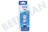 Epson EPST00P240  C13T00P240 Epson 104 Cyan geeignet für u.a. Epson Ecotank ET Series 4700, 2720, 2710, 2721, 2711