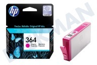 HP 364 Magenta Druckerpatrone geeignet für u.a. Photosmart C5380, C6380 Nr. 364 Magenta