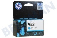 HP Hewlett-Packard 2621286 HP-Drucker F6U12AE HP 953 Blau geeignet für u.a. Officejet Pro 8210, 8218, 8710