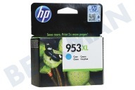 HP Hewlett-Packard 2551984  F6U16AE HP 953XL Cyan geeignet für u.a. Officejet Pro 8210, 8218, 8710