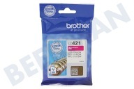 Brother BROI421M Brother-Drucker LC-421M Brother Tintenpatrone LC421M Standardkapazität geeignet für u.a. DCP-J1050DW, DCP-J1140DW, MFC-J1010DW