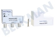 Braun Telecom A160033 POA 3 UPC  Verteiler geeignet für u.a. CAI-Hausinstallation Push on IEC 3-Wege Splitter geeignet für u.a. CAI-Hausinstallation