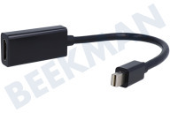 Gembird  Mini Displayport-auf-HDMI-Adapterkabel, 15 cm geeignet für u.a. 15cm, schwarz