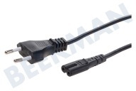 Easyfiks  Netzkabel C7, 230V, 5 A, 2x0,75mm2, 5,0 Meter geeignet für u.a. 5,0 Meter 2x0,75mm2