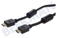 Universell  HDMI-Kabel 1.4 High Speed ​​+ Ethernet, 10 Meter, Vergoldet geeignet für u.a. 10,0 Meter, High Speed ​​mit Ethernet, vergoldet