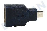 Universell  Adapterstecker, HDMI A Buchse - Micro HDMI D Stecker geeignet für u.a. Steckeradapter