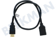 Universell  HDMI 1.4 Kabel geeignet für u.a. 0,5 Meter, High Speed mit Ethernet, vergoldet HDMI-A Stecker - HDMI-A Buchse geeignet für u.a. 0,5 Meter, High Speed mit Ethernet, vergoldet