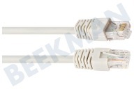 Easyfiks  UTP CAT6 Netzwerkkabel Weiß, 1,2 m, 2x RJ45 Male geeignet für u.a. 1,2 Meter, Weiß