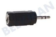 Universell  Buchse Adapterstecker 2,5 mm Stecker - Gegenüber 3,5 mm Buchse geeignet für u.a. Steckeradapter