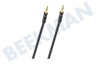 Oehlbach  D1C33182 Excellence Stereo Audio Kabel, 3,5 mm Buchse, 1 Meter geeignet für u.a. Stecker vergoldet, 1 Meter