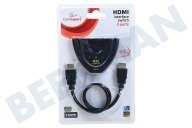Cablexpert DSW-HDMI-35  3-Port HDMI-Schalter geeignet für u.a. 3 Geräte an 1 HDMI-Eingang