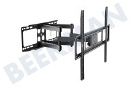 Ewent EW1526 Full Motion TV  Wandhalterung XL 37-70 ", 3 Drehpunkte geeignet für u.a. Bildschirmgröße 37 bis 70 Zoll, 40 kg
