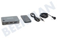 Marmitek 25008248  08021 Connect 350 HDMI Switcher geeignet für u.a. 5 input HDMI selector