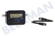 Smart Q000109 SF-9501  Satellit Finder geeignet für u.a. Satellite Finder Satfinder VU-Meter-Anzeige Sound + Kabel geeignet für u.a. Satellite Finder