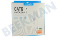 Technetix 11201702  CAT6-10M-SHOP CAT6 UTP Verbindungskabel RJ45 10 Meter geeignet für u.a. Geschwindigkeit bis zu 10 Gbit/s