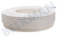 Hirschmann 298799801 KOKA 9 Eca/100 White  Koax-Anschlusskabel geeignet für u.a. KOKA 9 Eca, 4G Proof Weiß 100 Meter geeignet für u.a. KOKA 9 Eca, 4G Proof