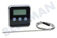 Universell 9029794063  E4KTD001 Digitales Fleischthermometer geeignet für u.a. Maximumtemperatuur 250°C, 99 Countdown-Timer