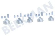 Universell Ofen-Mikrowelle Button geeignet für u.a. Einschließlich Adapter des Backofen, Herd, Silberkochfeld geeignet für u.a. Einschließlich Adapter
