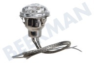 Zanussi 50293746009 Ofen-Mikrowelle Lampe geeignet für u.a. EMC38905, ZNF31X Halogenlampe, komplett mit Halter geeignet für u.a. EMC38905, ZNF31X