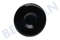 Whirlpool 257565, C00257565 Backofen Brennerdeckel geeignet für u.a. K3G52S, KD3G11, K3G2 45mm schwarz klein geeignet für u.a. K3G52S, KD3G11, K3G2