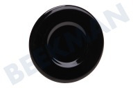 Whirlpool 257557, C00257557 Backofen Brennerdeckel geeignet für u.a. K3G66, K3G21S, K3G55 Schwarz 69mm Normal geeignet für u.a. K3G66, K3G21S, K3G55