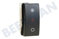 Braun 5113210014 Kaffeemaschine Schalter geeignet für u.a. KF47 Ein / Aus-Schalter, schwarz geeignet für u.a. KF47