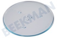 299545, 00299545 Glasplatte geeignet für u.a. HF23021, H5612, HMT830 Drehscheibe -31,5cm-