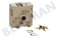 Funktionika (n-fu) 605922, 00605922  Kochplattenschalter geeignet für u.a. ET75260 mit 8 Kontakten 230V geeignet für u.a. ET75260